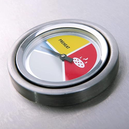 Miniatura 4 de Megamaster Kit de pizza portátil - Horno de pizza de cerámica de acero inoxidable y tapa de parrilla para acampar