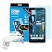 Google Pixel 2 XL Screen Protector Tempered Glass Shield, [Liquid Dispersion Tech] 2.5D Edge of screen Coverage Dome Glass, Easy Install Kit and UV Light by Whitestone for Google Pixel 2 XL (2017)