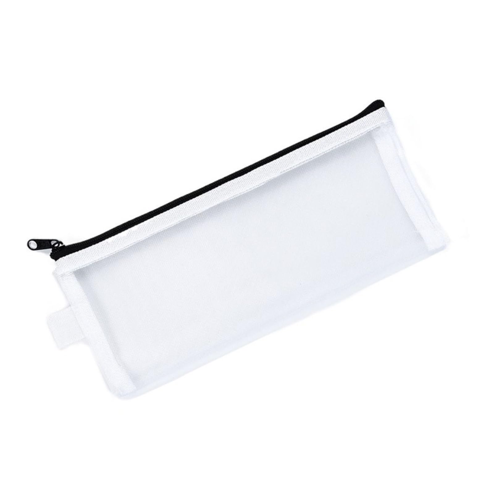 Lot de 20 trousses à fermeture éclair en maille de nylon pour fournitures scolaires - Trousse transparente de grande capacité pour le rangement de papeterie