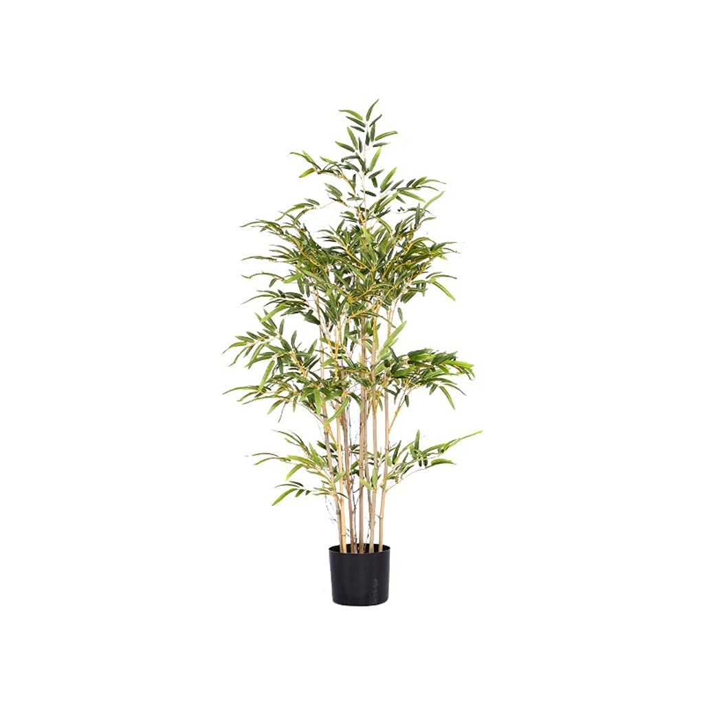 HCZKIUJY Simulation tree 51in Artificial Bamboo Tree Simulation Tree Fake Potted Plant For Home Office Decoration Fake Plant Decoration