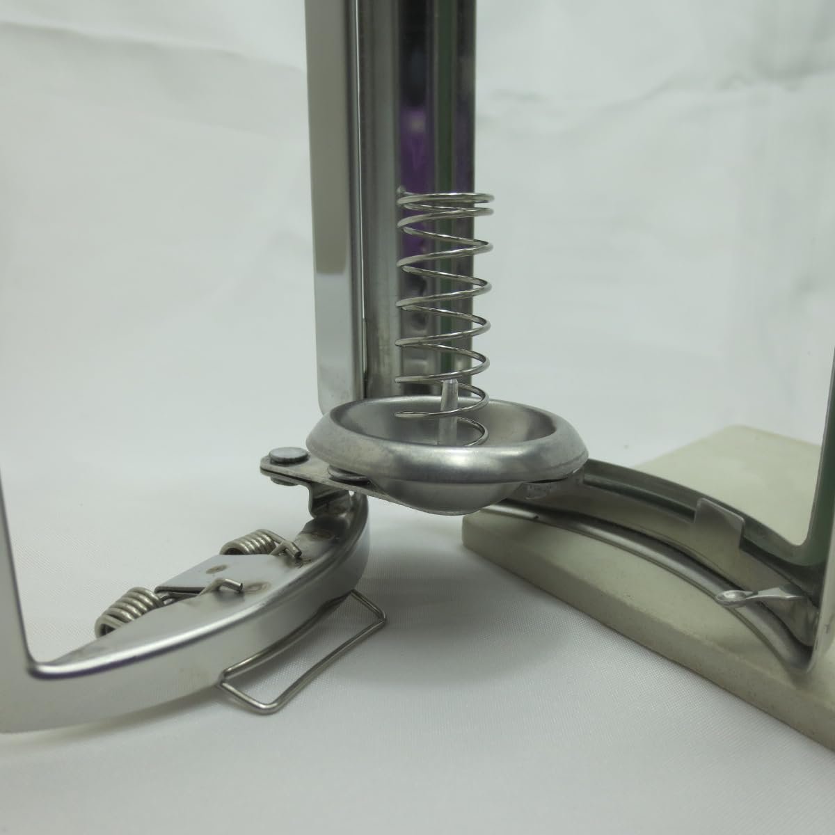 ローソク立 Amazon.co.jp: 石製ローソク立用ガラス風防右開き ステンレス 風防