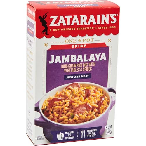 Zatarain's, One Pot Spicy Jambalaya Rice Mix, 8 Ounce