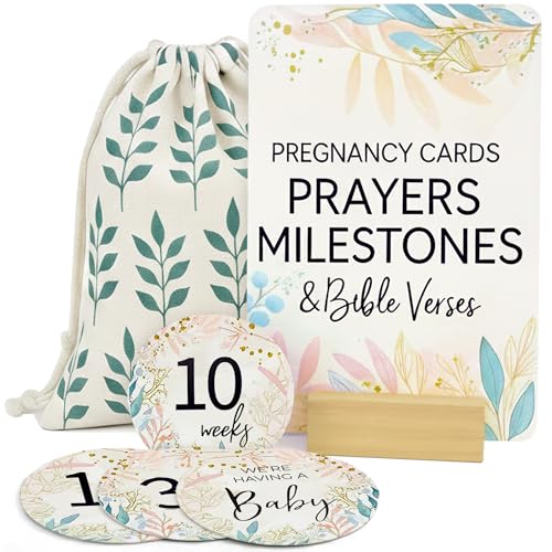 Pregnancy Prayer Cards — Stocking Stuffers, Baby Bump Trackers, First