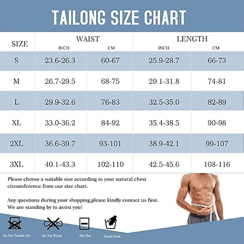 Tailong Men Tummy Shaper Briefs High Waist Body Slimmer Underwear Firm Control Belly Girdle Abdomen Compression Panties (Black, L) #TOP5