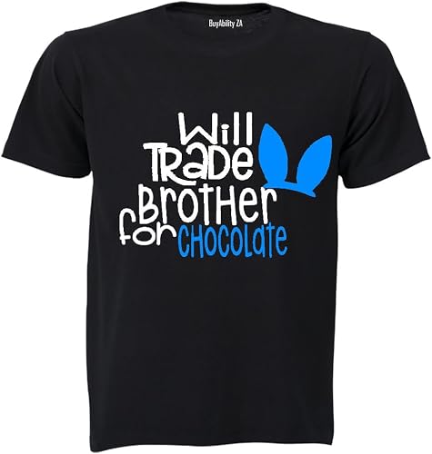 Unisex Will Trade Brother for Chocolate - Blue - Kids T-Shirt