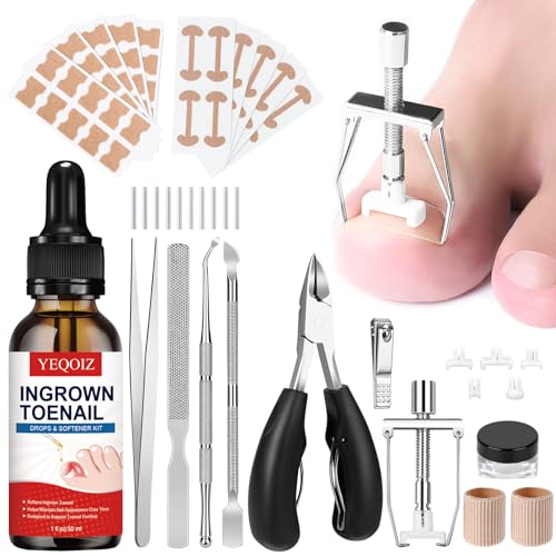 Ingrown Toenail Tool Kit with Drops & Patches