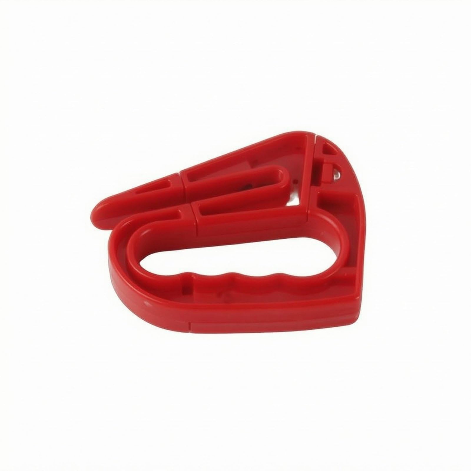 Angled Body Handheld Cloth Cutter Rounded Opening Manual Cloth Cutter Non-Electric Textile Cutting Tool Compact, Red Fabric Cutter-image-23