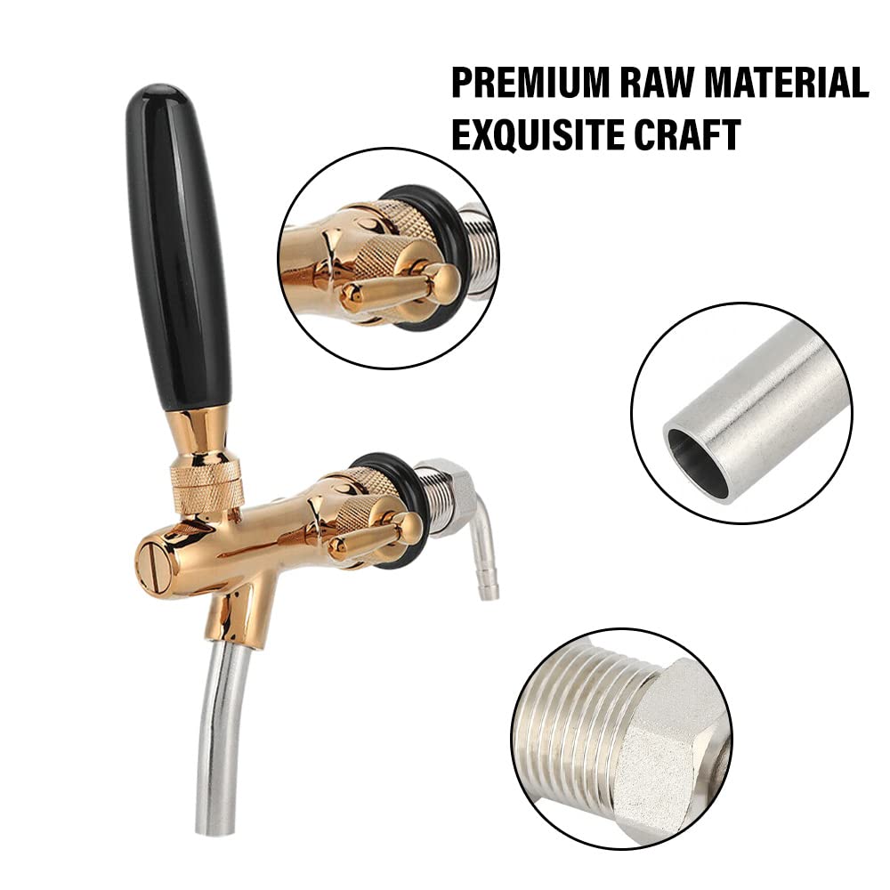 Robinet De Fût En Acier Inoxydable 304, Robinet Pour Baril De Boisson Et Jus Robinet A Vanne Spherique Pour Tonneau A Infusion 16mm 91895502