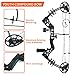 AKCHOER Compound Bow and Arrow Kit Youth Bow and Arrow Set, 15-45 Lbs Draw Weight, 18