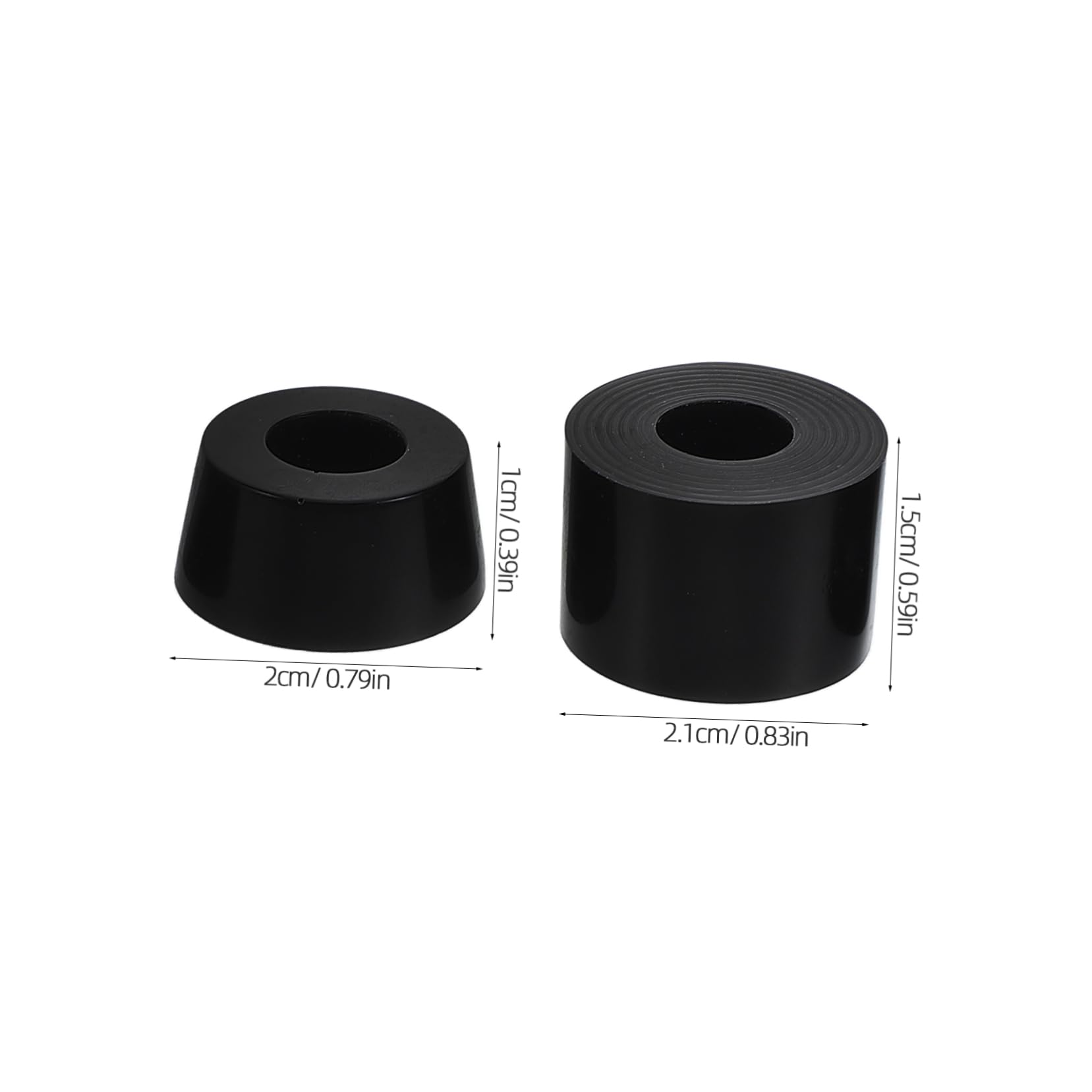 VICASKY Skateboard Shockproof Pads Riser Pads Pivot Skateboard Mounting Bushings Vibration Absorbing