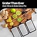 Cheese Grater with Garlic Crusher- Box Grater Vegetable Shredder with 3 Stainless Steel Blades - Graters for Kitchen- Cheese Graters with Handle - Garlic Mincer Tool and Vegetable Peeler