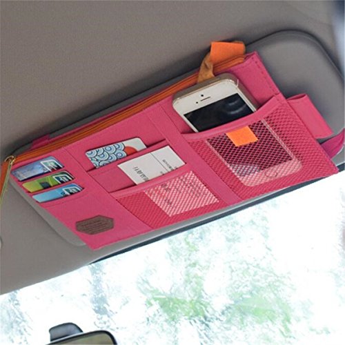StyleZ Car Sun Visor Tidy Organizer Storage Bag Holder Pocket CD Case Card
