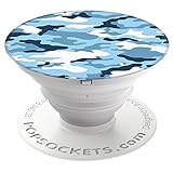 PopSockets: Collapsible Grip & Stand for Phones and Tablets - Blue Camo