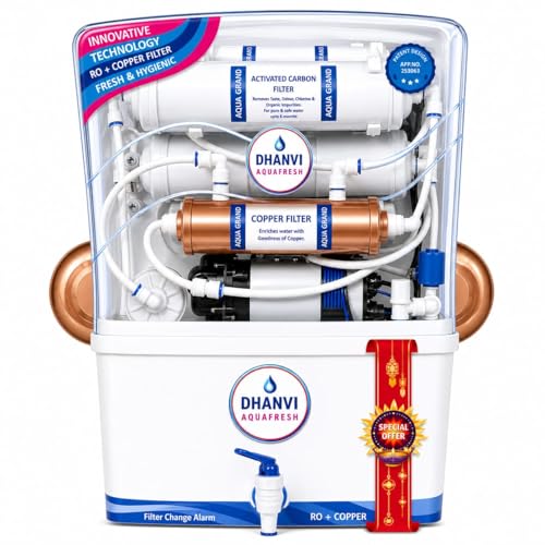 Image of Crown 9L Premium RO+UV+Copper Water Purifier | Inside uvTank Technology | Free Pre-Filter | Advanced Mineral Protection | TDS Controller | suitable for Borewell /Tanker /Tap Water