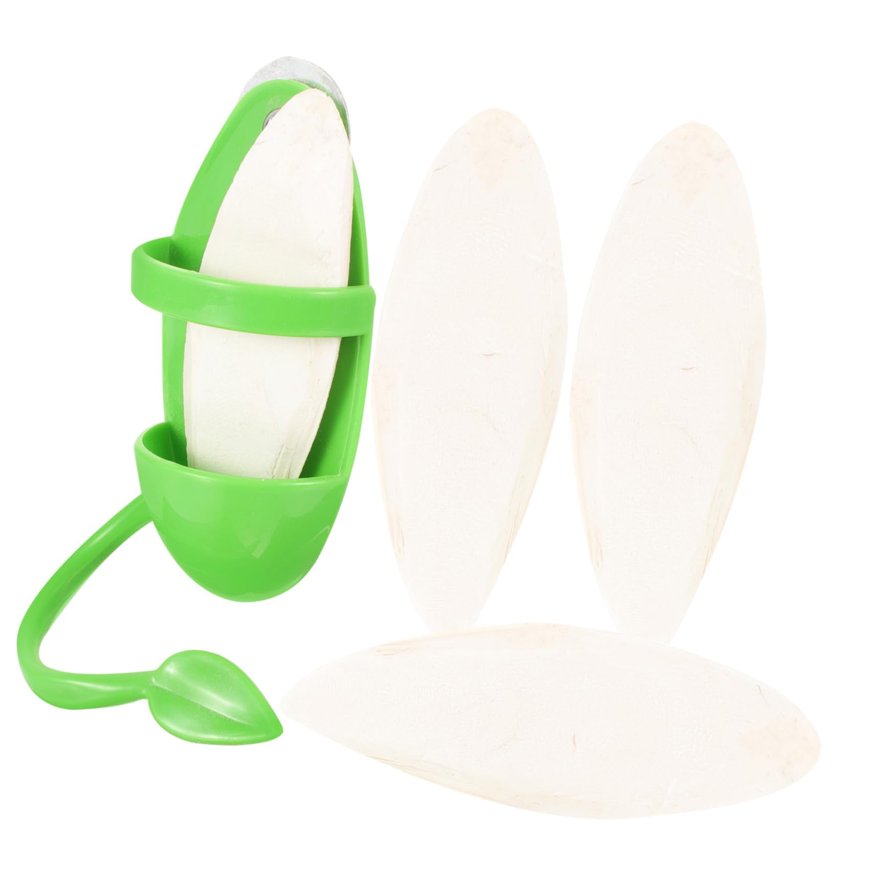 Beavorty 4sets Mangiatoia Per Per Cuttlebone Alimentatore Appeso Per Pappagalli e Parakeet Design Versatile Per e Accessorio Per Domestici