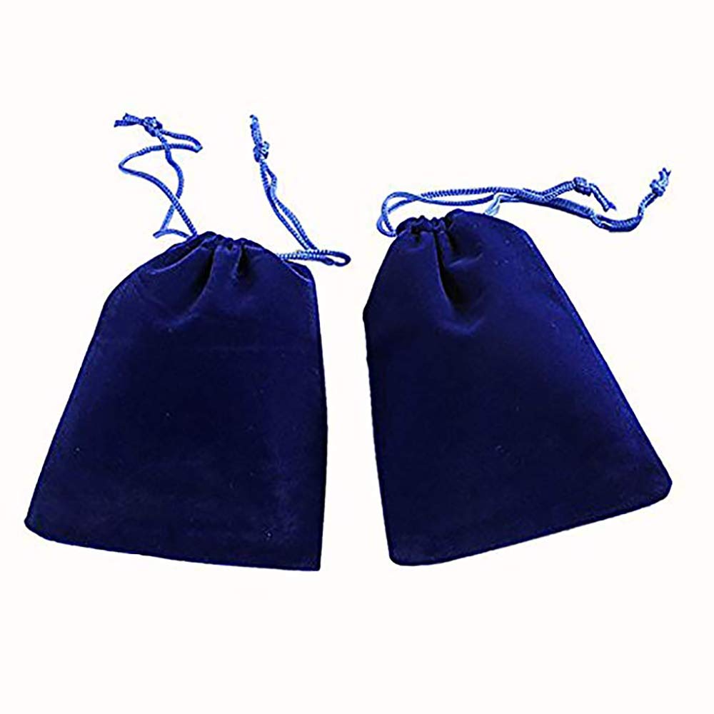 Sacchetto regalo con coulisse in velluto personalizzato da 50