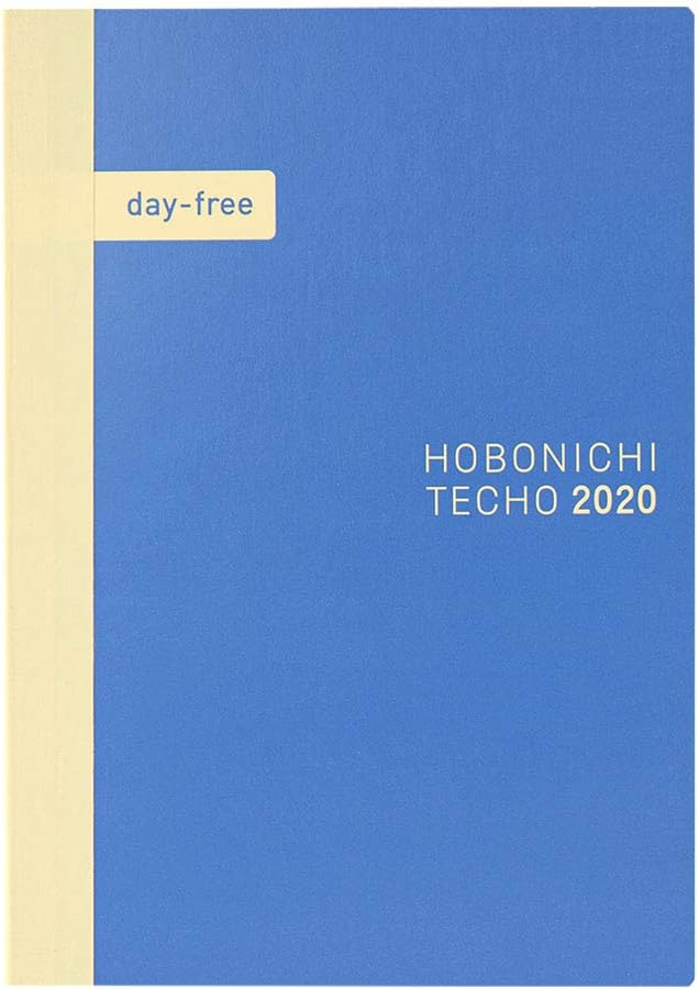 Hobonichi Techo Day-Free 2020 (JPN/Monthly/A5/Jan Start/Mon Start)
