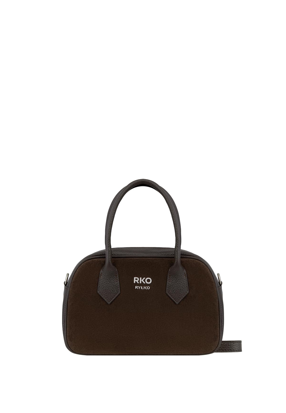 RYLKO damska torebka typu bowling Crossbody, brązowa