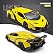 LAFALA Remote Control Car RC Cars Racing Car 1:18 Licensed Toy RC Car Compatible with Lamborghini Model Vehicle for Boys 6,7,8 Years Old, Yellow