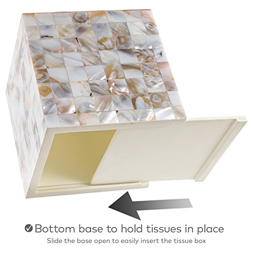 image for Creative Scents Tissue Box Cover Square – Decorative Square Tissue B