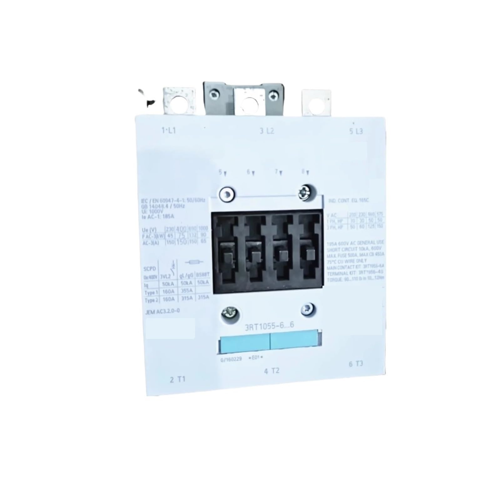 RISWEKFW Contactor 3RT1055-6.. 6 110V 220V 185A