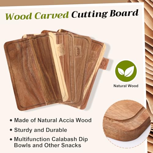Set 4 Tablas de Cortar de Madera con Soporte miniatura 3