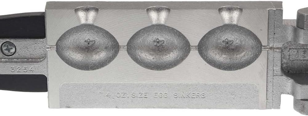 Do-It Egg Sinker Mold 4oz 3cavity