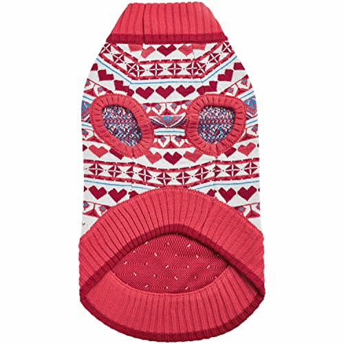 Pull pour chien au motif cœur idéal pour les balades d'hiver - 5