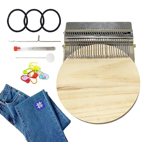 Telar manual compacto para arreglar ropa rota de forma rápida y sencilla en tus viajes