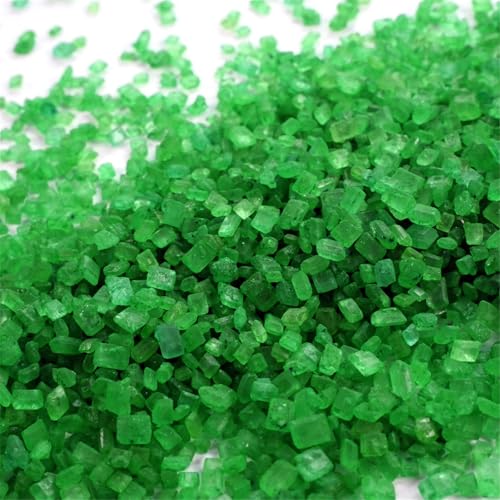 Streuselheld Kristallgrün 120g Streusel zum Dekorieren und Verzieren von Gebäck aller Art wie Torten Kuchen Keksen 120g Zuckerstreusel