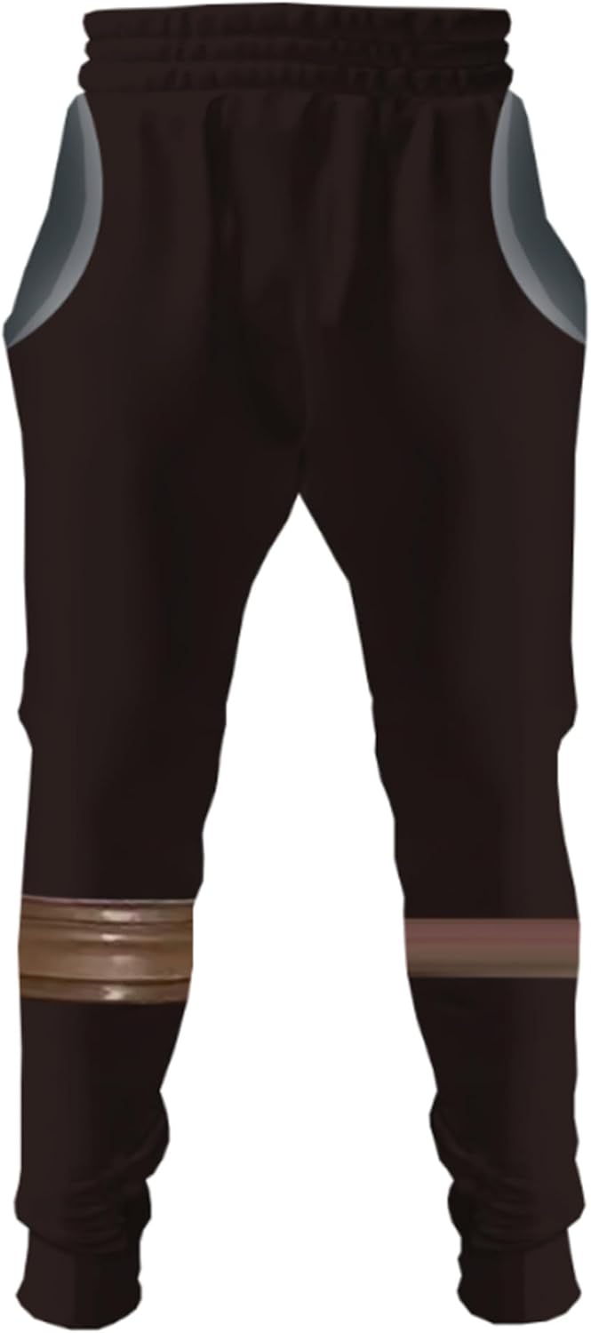 Adult Men's Hoodie Set for Halloween and Christmas Cosplay 3D Print Unisex Lounge Sweatshirt Suit Bring Pants - Image 6