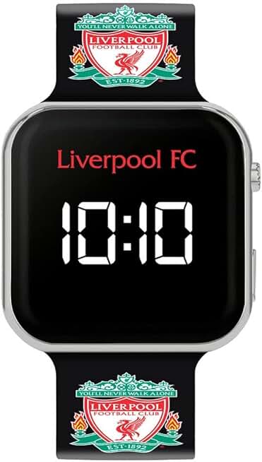 Liverpool Football Club Official Black LED Watch LFC4000