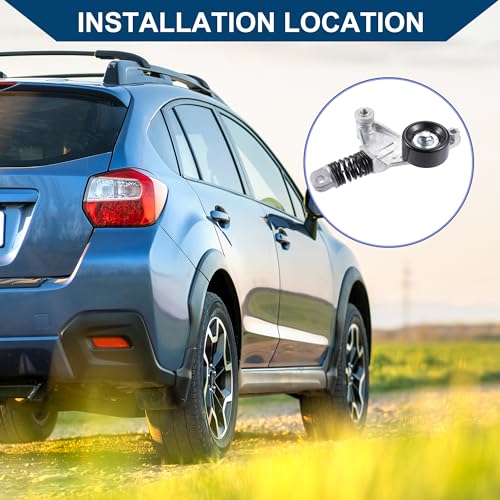 Hihaha No.166200H020 Belt Tensioner for Toyota Camry 2.4 I4 2006-2011 for Toyota RAV4 III 2005-2013 166200H020 / Inner/Durable / 1 Pcs Silver Tone Black by Hihaha - Image 2