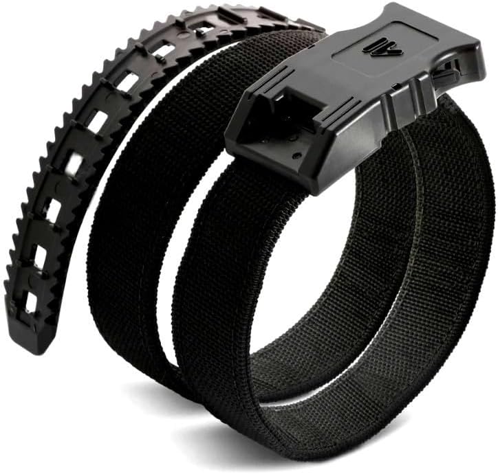 Victory 1.5-2X - Cinturón de trinquete EDC para buceo, Negro -