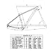 HAILI Cuadro de Bicicleta de Empuje de Carbono MTB 29Er Bicicleta de...