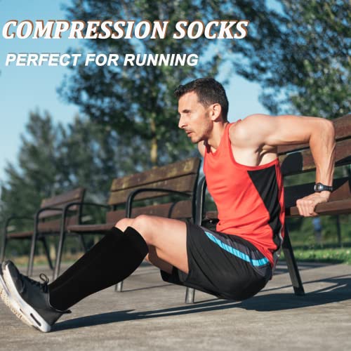 Image of FuelMeFoot 3 Pack Copper Compression Socks - Compression Socks Women & Men Circulation - Best for Medical,Running,Athletic