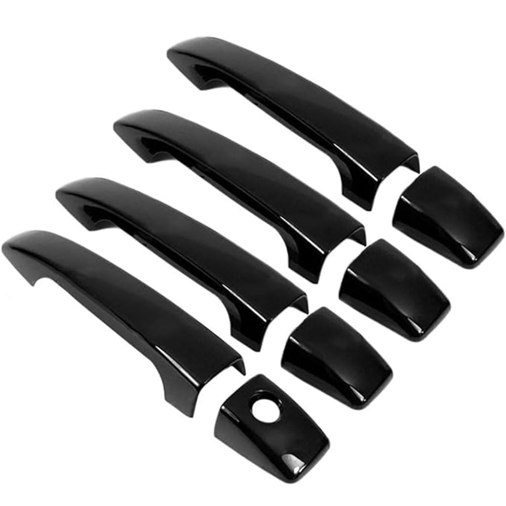 Couvercle de Protection de Poignée de Porte pour Forester 2009-2013, Autocollant Chromé en Fiber De Carbone Accessoire