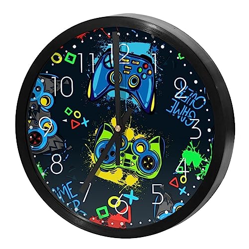 Horloge murale silencieuse à quartz contre le tic-tac