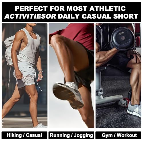 AIMPACT Men's Mesh Gym Workout Shorts Quick Dry Bodybuilding Weightlifting Pants Training Running Jogger Shorts with Pockets(Black S) - Image 6