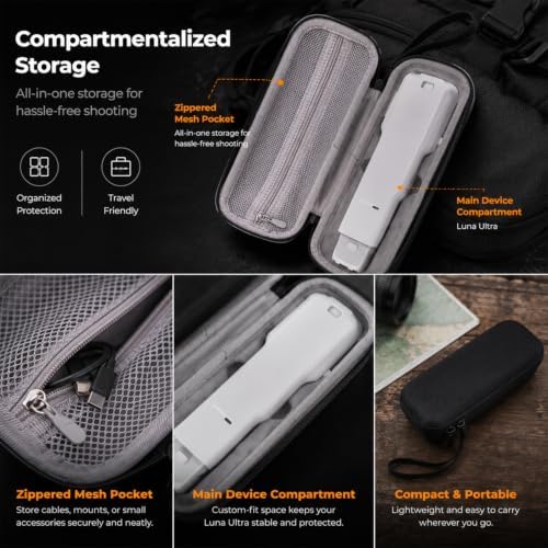 uconsmimo Hard Shell Carrying Case for Insta360 Luna Ultra - 2