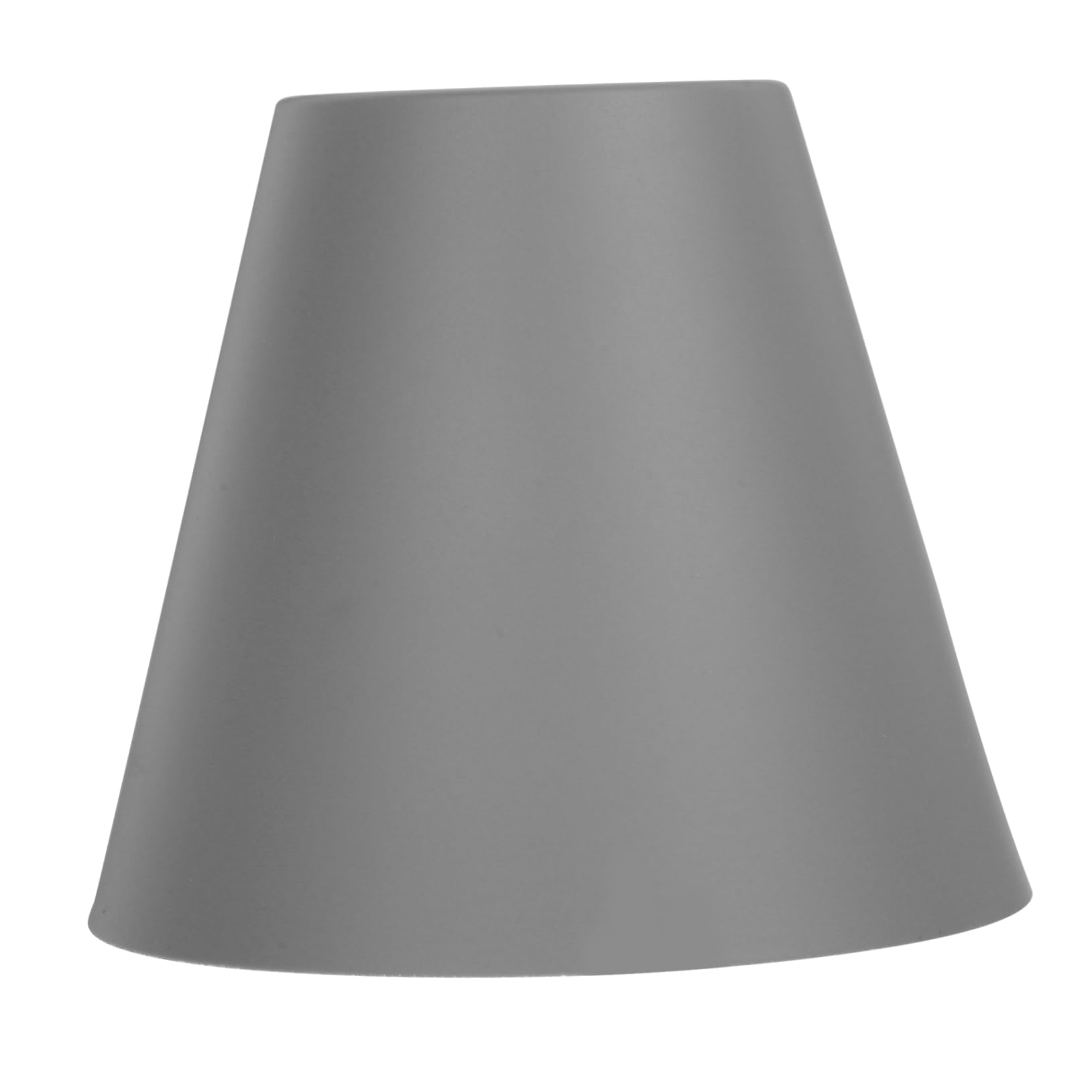VOSAREA Metal Lamp Shade for Floor and Desk Lamps E27 Socket 42mm Hole Diameter Iron Lampshade Cover Grey Light Blocking Accessory for Office and Bedroom Use