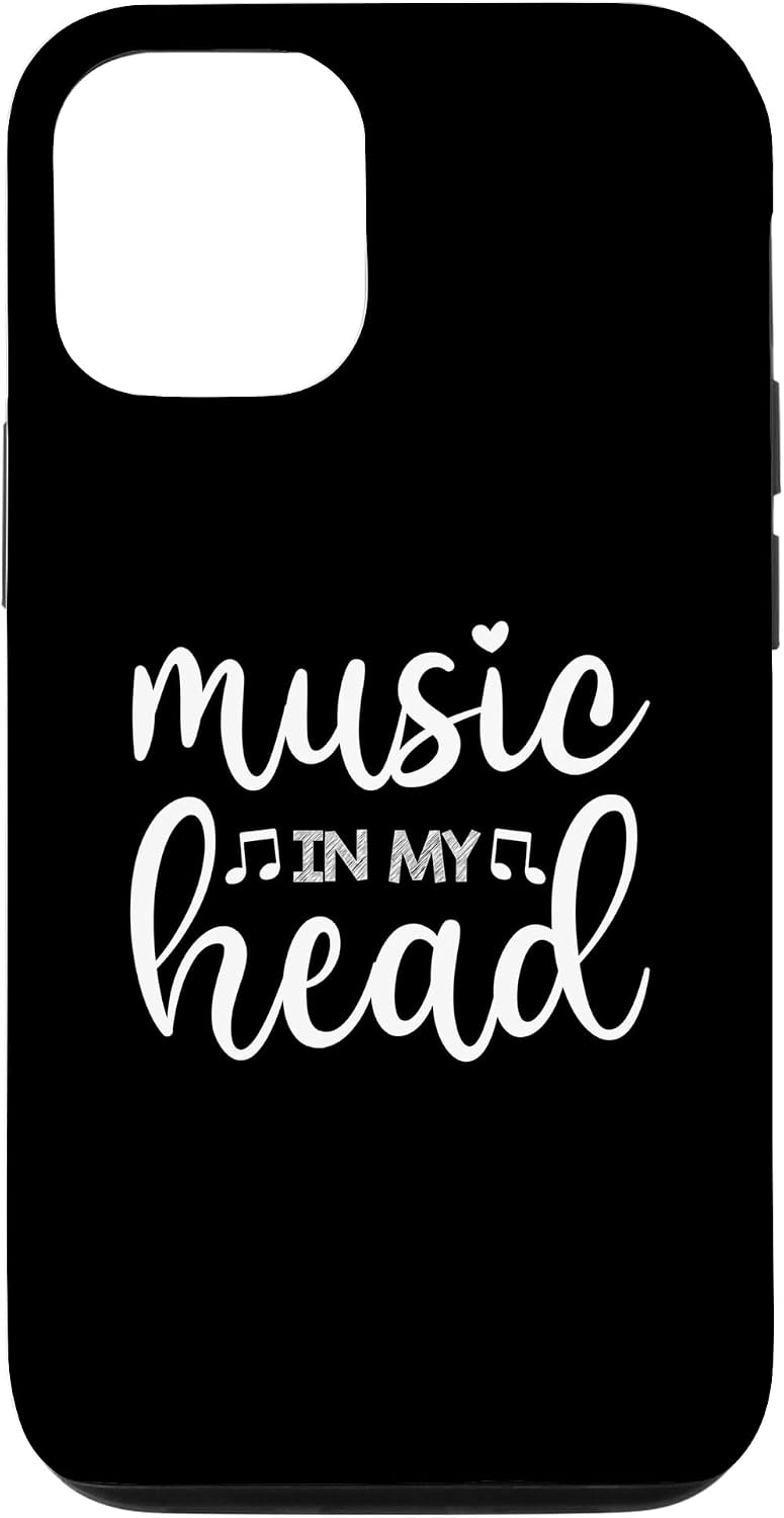 iPhone 14 Music In My Head Band Funny Musician Case