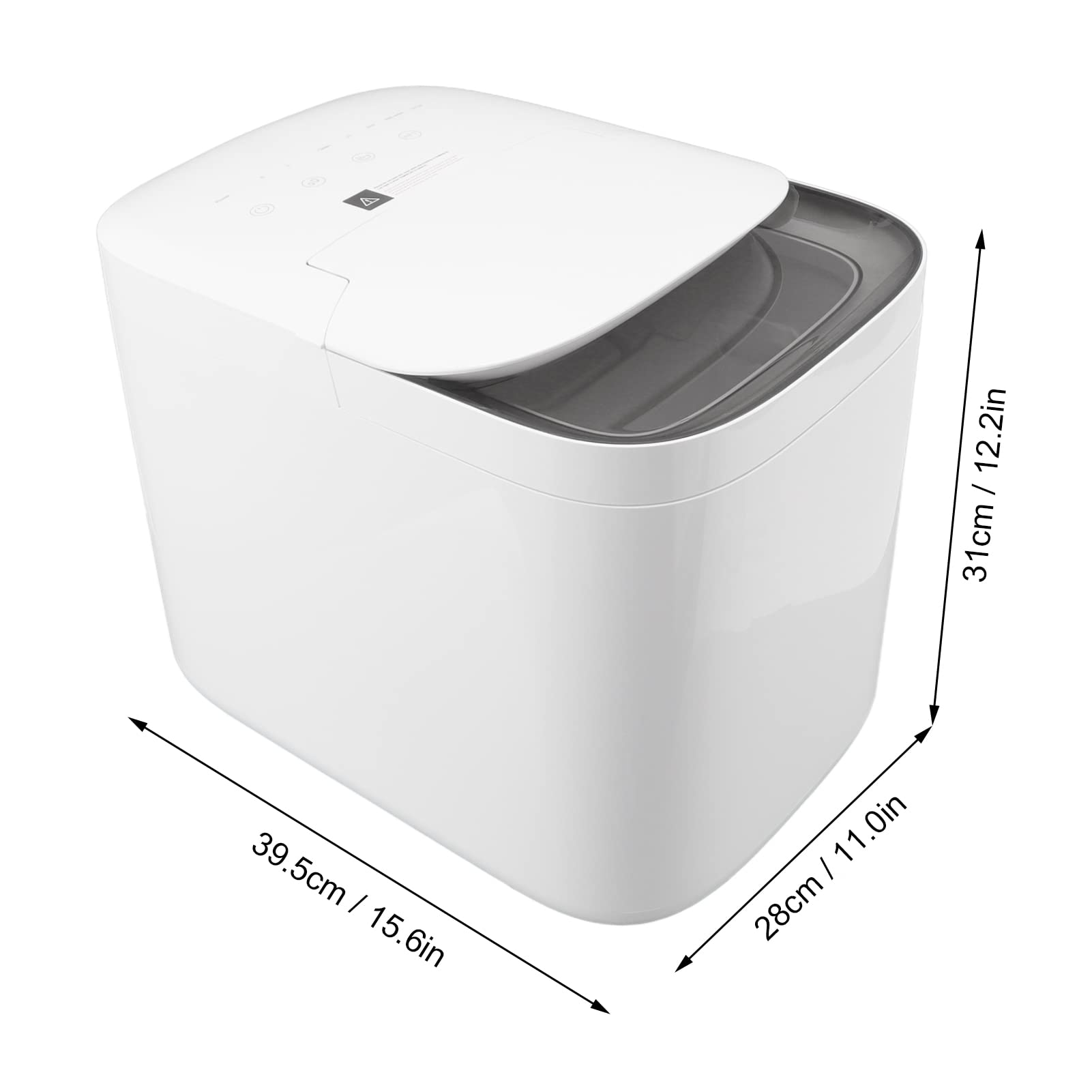 Porta di Ghiaccio Auto Pulizia della Pepita Controsoffitto per il Produttore di Ghiaccio, Piccola Multifunzione Portatile per la Domestica, 6 Minuti per Ghiaccio