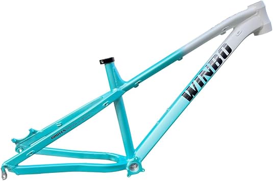 AM Hardtail Mountain Bike Frame 26er 27.5er Dirt Jump Bike Frame 16 Disc Brake Aluminum Alloy Frame QR 135mm with Headset and Seatpost Clamp