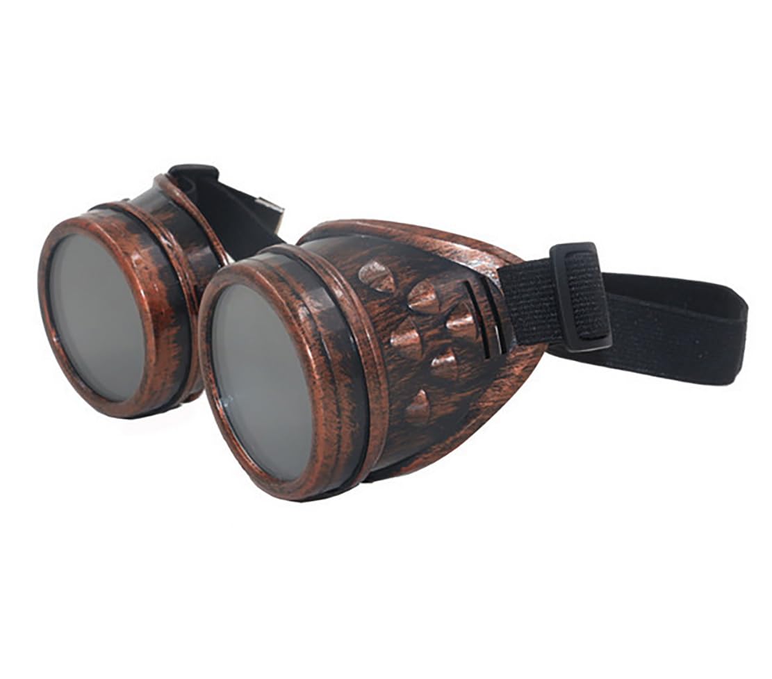 Vintage Steampunk Goggles Glasses Victorian Retro Cyberpunk Gothic Cosplay