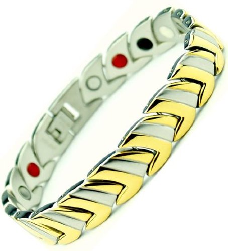 Steel Magnetic Fir Energy Germanium Balance Power Bracelet Health 4 in 1 Bio 134