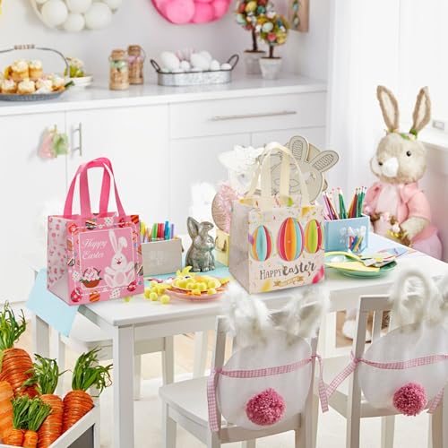 6 Stück OsterköRbchen, Osternester zum Befüllen, Ostern Geschenke Kinder, Osterdeko Outdoor, Ostertüten zum Befüllen, Osternest, OsterköRbchen Kinder, Geschenktüten Ostern, Osterkorb Personalisiert