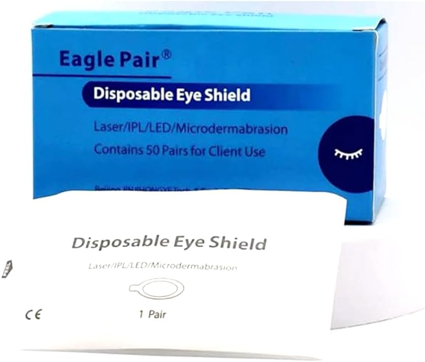 60Pairs OD7+ 190-11000nm LED/Microdermabrasion IPL/Laser Eyes Protection Stickers Disposable Eye Shield