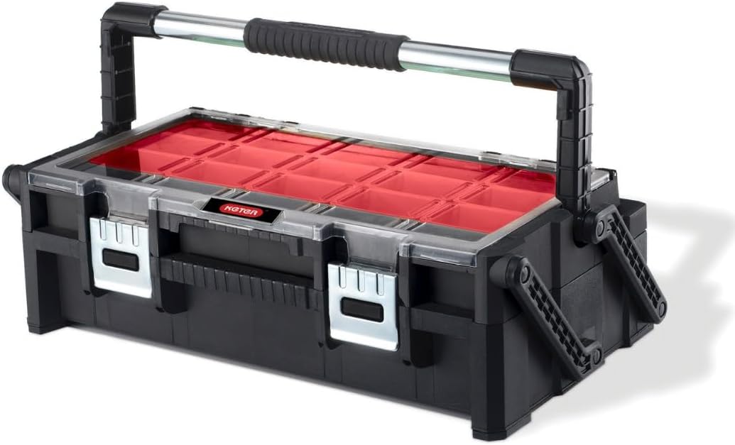 Keter 17185073 Cantilver Professional Organizer Tool Box