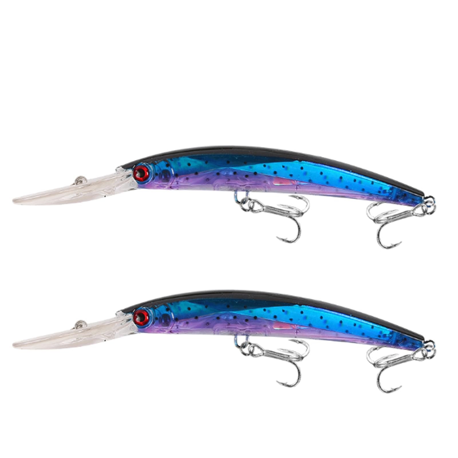 IvyLoutish Fishing Lure Bait 2 Pcs Trolling Wobbler Fishing Baits 17cm 24g Big Crankbait Artificial Bait Fishing Tackle Fishing Tackle